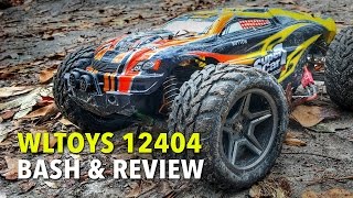 WLTOYS 12404 BMX Bash Break amp Review Then Harvest Parts [upl. by Marlen]