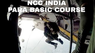 PARA BASIC COURSE  FIRST JUMP  NCC INDIA [upl. by Eremihc]