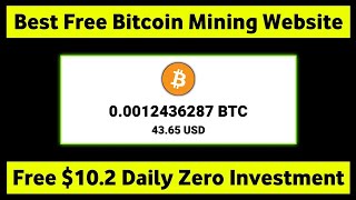 Earn Free 10 Bitcoin Daily  Free Bitcoin Mining Website  New Free Cloud Mining Website 2024 [upl. by Arni]