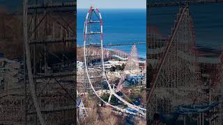 Cedar Point Top Thrill 2 being tested yesterday [upl. by Ailimat]