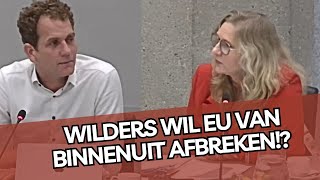 Wilders wil de EU van binnenuit AFBREKEN Partij Timmermans W0EST [upl. by Loleta]