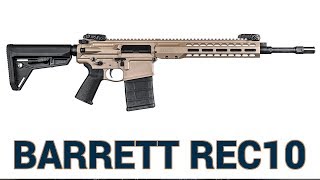 New Barrett REC10 308 rifle at SHOT Show 2019 [upl. by Domonic187]