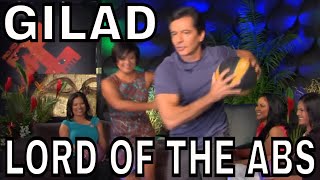 Gilad Lord of the Abs Shows Top Ab Exercises with the Baraquio Sisters [upl. by Clarance255]