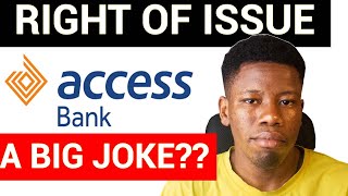 Access Bank Right Of Issue 2024  Everything You Need To Know  If this is a Good Investment [upl. by Montagna]