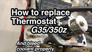 G35350z coolant bleed procedure [upl. by Emiaj]