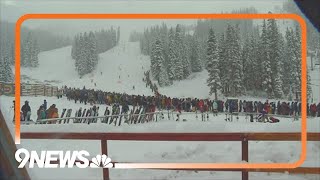 Arapahoe Basin Ski Area is first in Colorado to open for winter season [upl. by Hurwit602]