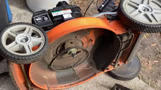 2018 Yard Force Lawn Mower for 35 Found out why Self Propel is not WorkingStill a TURD [upl. by Arodal]