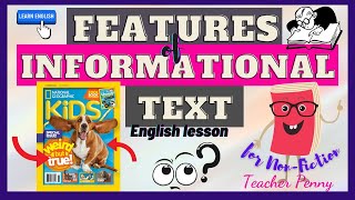 FEATURES OF INFORMATIONAL TEXT [upl. by Margalit]