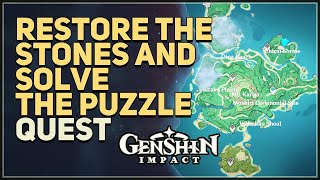 Restore the stones and solve the puzzle Genshin Impact [upl. by Jeth]