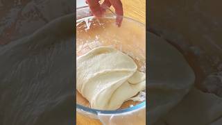 No kneading for 4 hours noyeast crispy European buns baguettebaking [upl. by Tiffa]