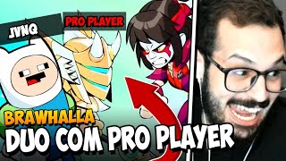 JOGANDO DUO COM PRO PLAYER DE BRAWLHALLA [upl. by Okubo]