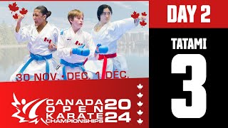 Open du Canada Open 2024 🥋 DAYJOUR 2  Tatami 3 Dec 1er déc [upl. by Aecila]