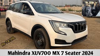 Mahindra XUV700 MX 7 Seater 2024 Base Model  Xplorewithvarun [upl. by Johst907]