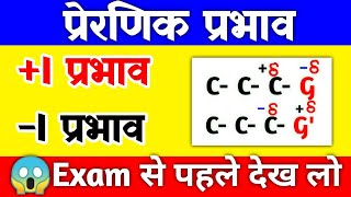 🎯 प्रेरणिक प्रभाव Inductive Effect किसे कहते है  Prenik Prabhv Kise Kahate Hain [upl. by Gunther]