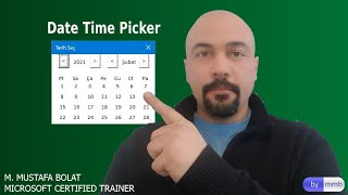 Tüm Excel Versiyonlarında Çalışan Tarih SeçiciDate Time Picker Nasıl Yapılır [upl. by Lettie532]