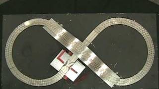 Superconducting Magnetic Levitation MagLev on a Magnetic Track [upl. by Annair241]