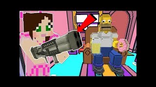 PopularMMOs Pat and Jen Minecraft THE SIMPSONS LIVING ROOM  FORTNITE BATTLE ROYALE  Modded Min [upl. by Blanding6]