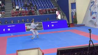 Eduard Lichonin GER Hyakuhaciho Shotokan Suparinpei Paris Open Karate 2023 [upl. by Idnib]