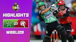 Melbourne Stars v Melbourne Renegades  WBBL09 [upl. by Apps]