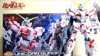 【メガサイズモデル】148 機動戦士ガンダムUC ユニコーンガンダム ヲタファのガンプラレビュー  MEGA SIZE Unicorn Gundam [upl. by Nohs158]