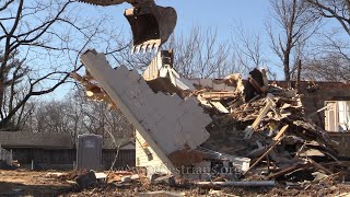 Tuckahoe Street Demolition Falls Church [upl. by Hawley]