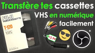 Transfère tes cassettes VHS en numérique facilement [upl. by Cy]