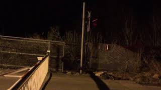 Claypole Level Crossing Lincs Friday 06042018 [upl. by Ahsinirt]