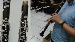 Buffet Greenline Clarinet Festival vs Tosca Tone Test [upl. by Rives75]