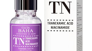 Cos De Baha Tranexamic Acid 5 Serum with Niacinamide 5 Review  Korean Skincare  K Beauty [upl. by Clova886]