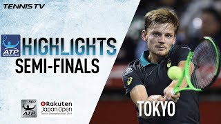 Highlights Goffin To Meet Mannarino In Tokyo 2017 Final [upl. by Elin]