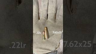 22lr vs 762 Tokarev Size Comparison [upl. by Gladdie]