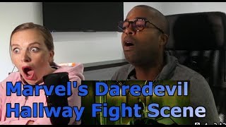 Marvels Daredevil  Hallway Fight Scene HD  Netflix REACTION 🔥 [upl. by Atnoed149]