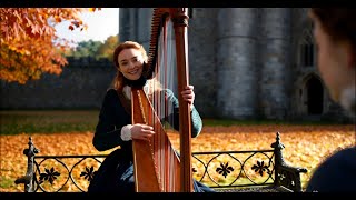 Calm Autumn Harp Music  Soothing Melodies for Relaxation amp Meditation in Fall [upl. by Pontus418]