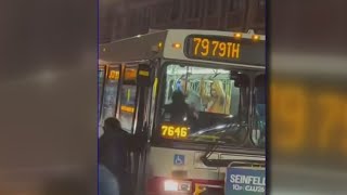 Video shows CTA bus driver being attacked [upl. by Arrotal]