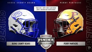 20231111 Perry Panthers vs Burke County Bears [upl. by Lema700]