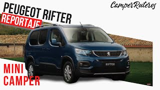 ðŸ‘‰Peugeot Rifter Camper ðŸšNuevo mini CAMPER Reportaje 129 [upl. by Birdella583]