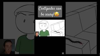 A centipede scared Beccas dad😅 reaction rebeccaparham centipedes bugs [upl. by Garretson]