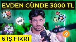 2024de GÜNDE 3000 TL Kazandıracak 6 MESLEK  İŞ [upl. by Thorfinn]