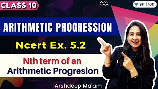 CBSE Class 10 Nth term of an AP  L2  NCERT Ex 52 Part 1  Arshdeep Kaur [upl. by Gnoix]