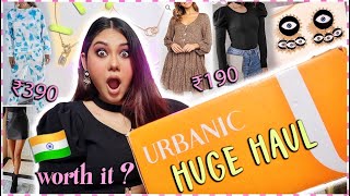 URBANIC Haul India🇮🇳 Review  HUGE TryOn  ThatQuirkyMiss [upl. by Eissirk]