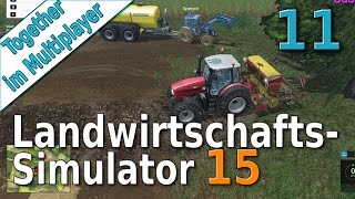 LS15 Multiplayer 11 Säen und Zuschauerfragen Landwirtschafts Simulator 15 von der Server Farm [upl. by Eimmat]