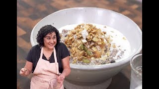 How to Make Samin Nosrat’s Power Oatmeal  Extra Crispy [upl. by Elleinad]