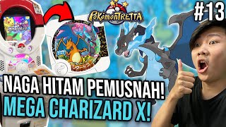 NAGA HITAM BLAST BURN PENGHANCUR CHIP MEGA CHARIZARD X  Pokemon Tretta Indonesia [upl. by Annodal]