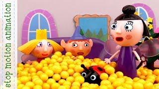 Ben amp Hollys Little Kingdom toys Popcorn Stop Motion Animation new english episodes 2017 HD [upl. by Mahan]