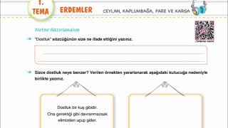 6 Sınıf Türkçe Dersi Ceylan Kaplumbağa Fare ve Karga Dinleme Metni [upl. by Jerz]