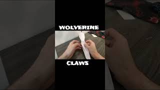 Wolverine claws origami tutorial  how to make wolverine claws paper shortvideo [upl. by Hguh]