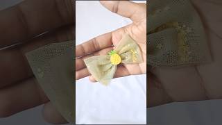 hairclip making at home youtubeshorts hairaccessories making ideas [upl. by Nivloc]