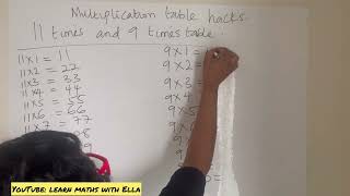 Times table hack [upl. by Parshall]