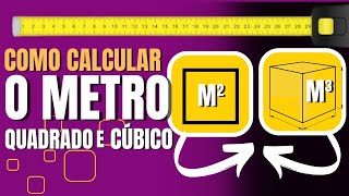 COMO FAZER CONVERSÃO METRO QUADRADO E CÚBICO [upl. by Hurff618]