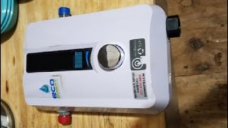 EcoSmart ECO 11 Electric Tankless Water Heater Patented Self Modulating Technology Review [upl. by Ihn]